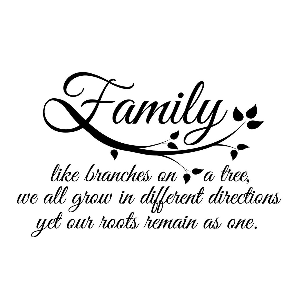 Small Family Quotes
 Small Family Quote in Black SALE – Dana Decals