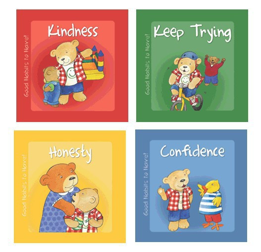 Small Gift For Child
 4 Baby Learning books of Good habits to have Hand book for