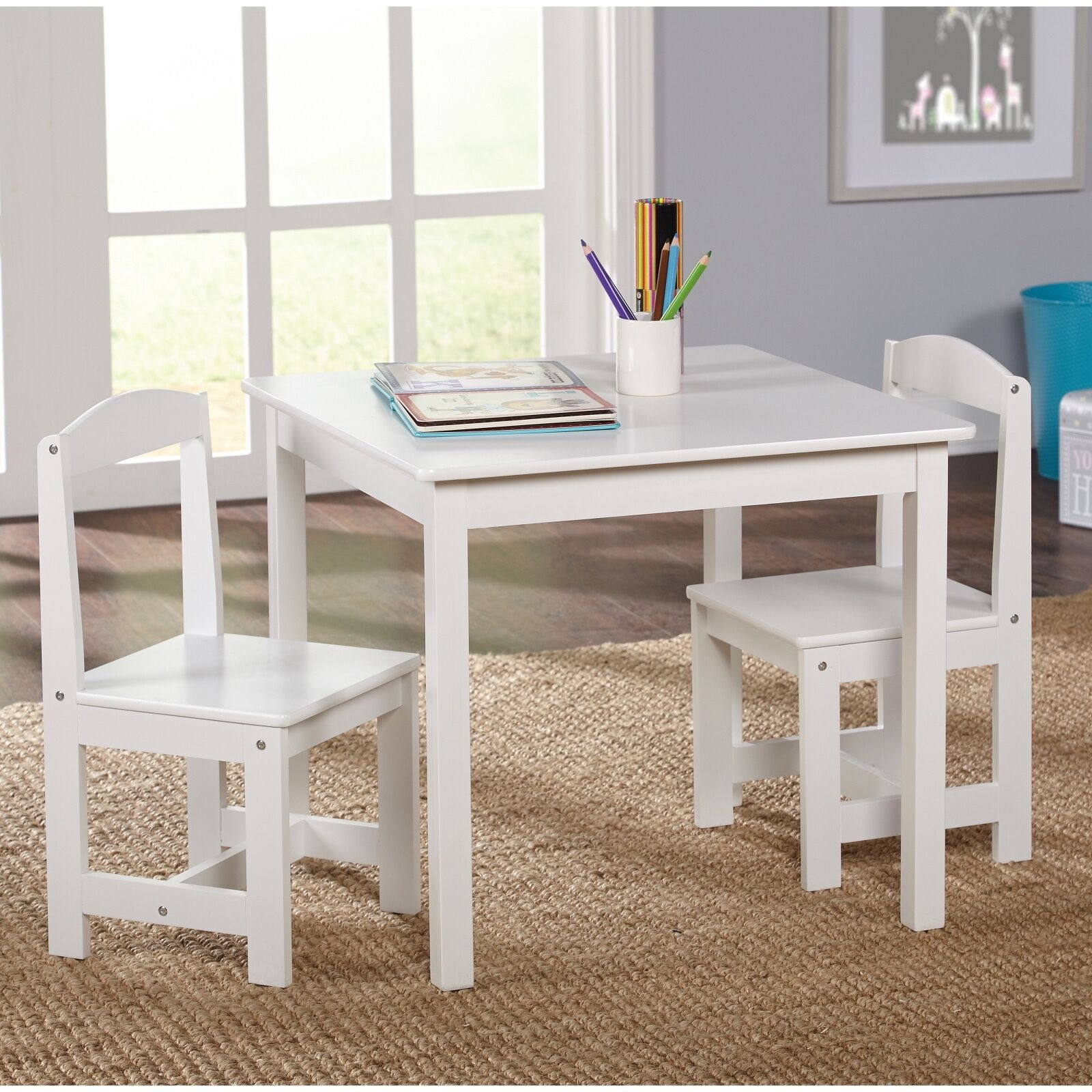 Small Kids Table And Chairs
 Study Small Table and Chair Set Generic 3 Piece Wood