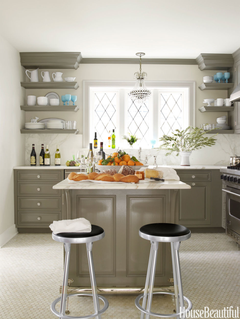 Small Kitchen Color Schemes
 20 Best Colors For Small Kitchen Design AllstateLogHomes