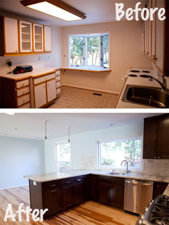 Small Kitchen Reno Cost
 Kitchen Renovation Before and After wolfbuilding