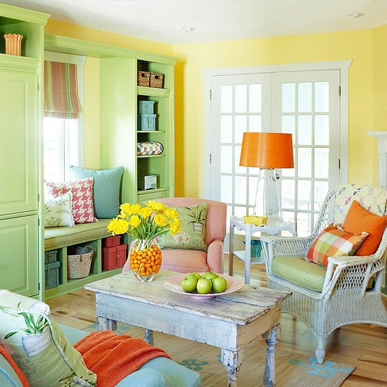 Small Living Room Colours Ideas
 33 Colorful And Airy Spring Living Room Designs DigsDigs