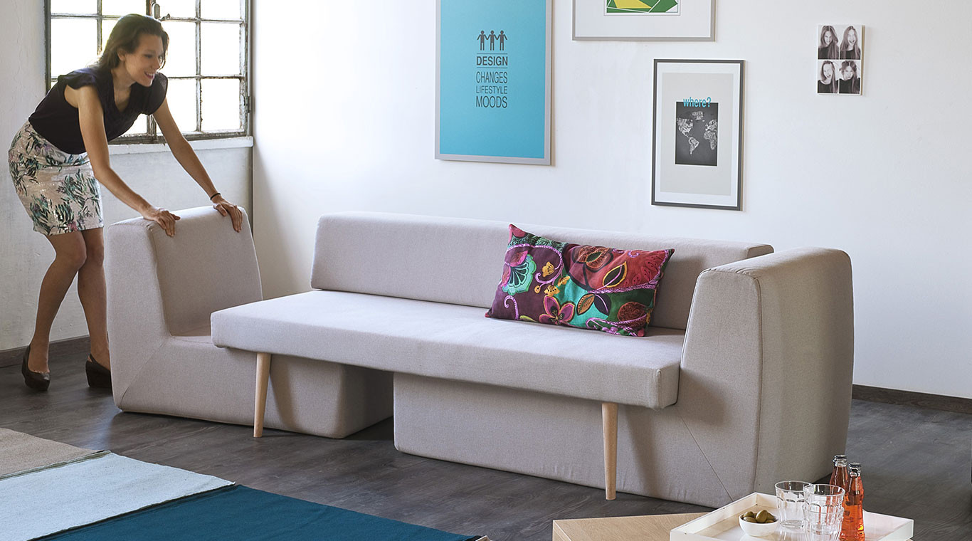Small Living Room Sofas
 Small living room This modular sofa will be perfect for