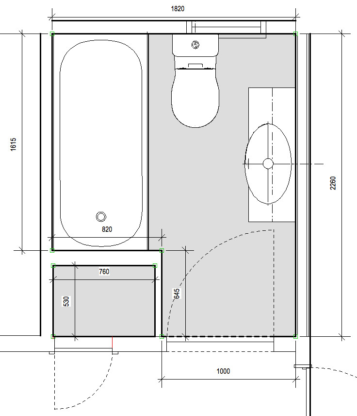 Small Master Bathroom Floor Plans
 natural modern interiors Small bathroom renovation Before