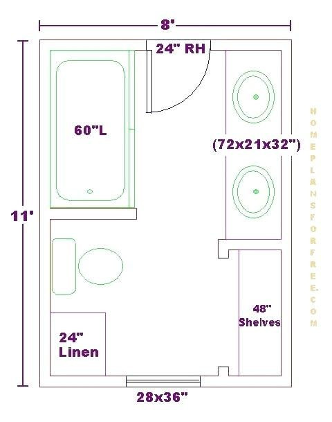 Small Master Bathroom Floor Plans
 Here are Some Free Bathroom Floor Plans to Give You Ideas