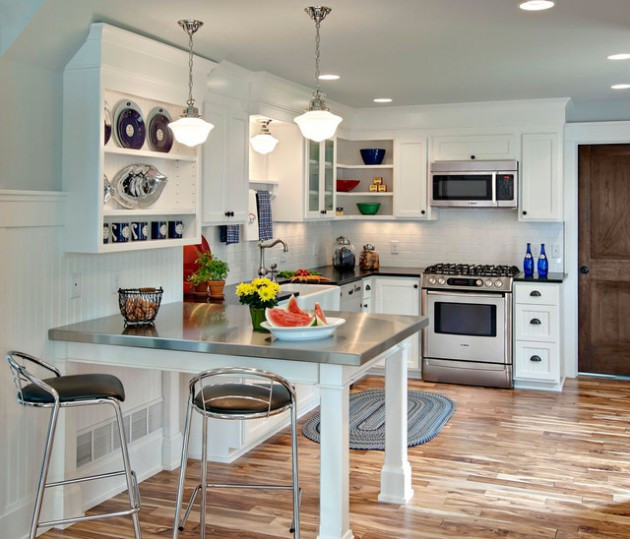Small Open Kitchen
 16 Smart Ideas To Decorate Small Open Concept Kitchen