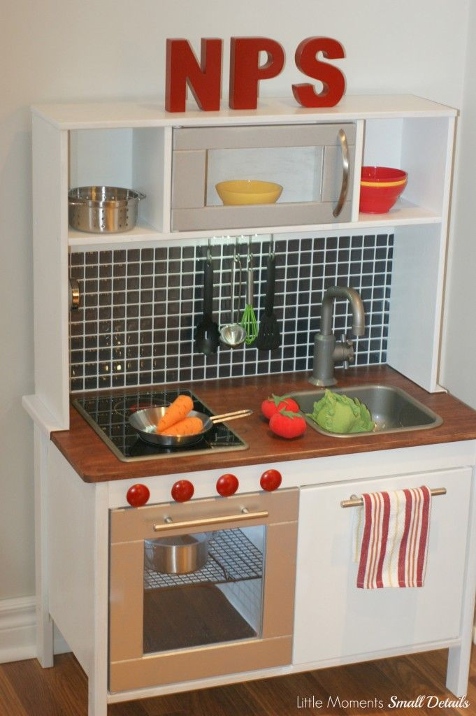Small Play Kitchen
 Ikea Play Kitchen Hack By Little Moments Small Details
