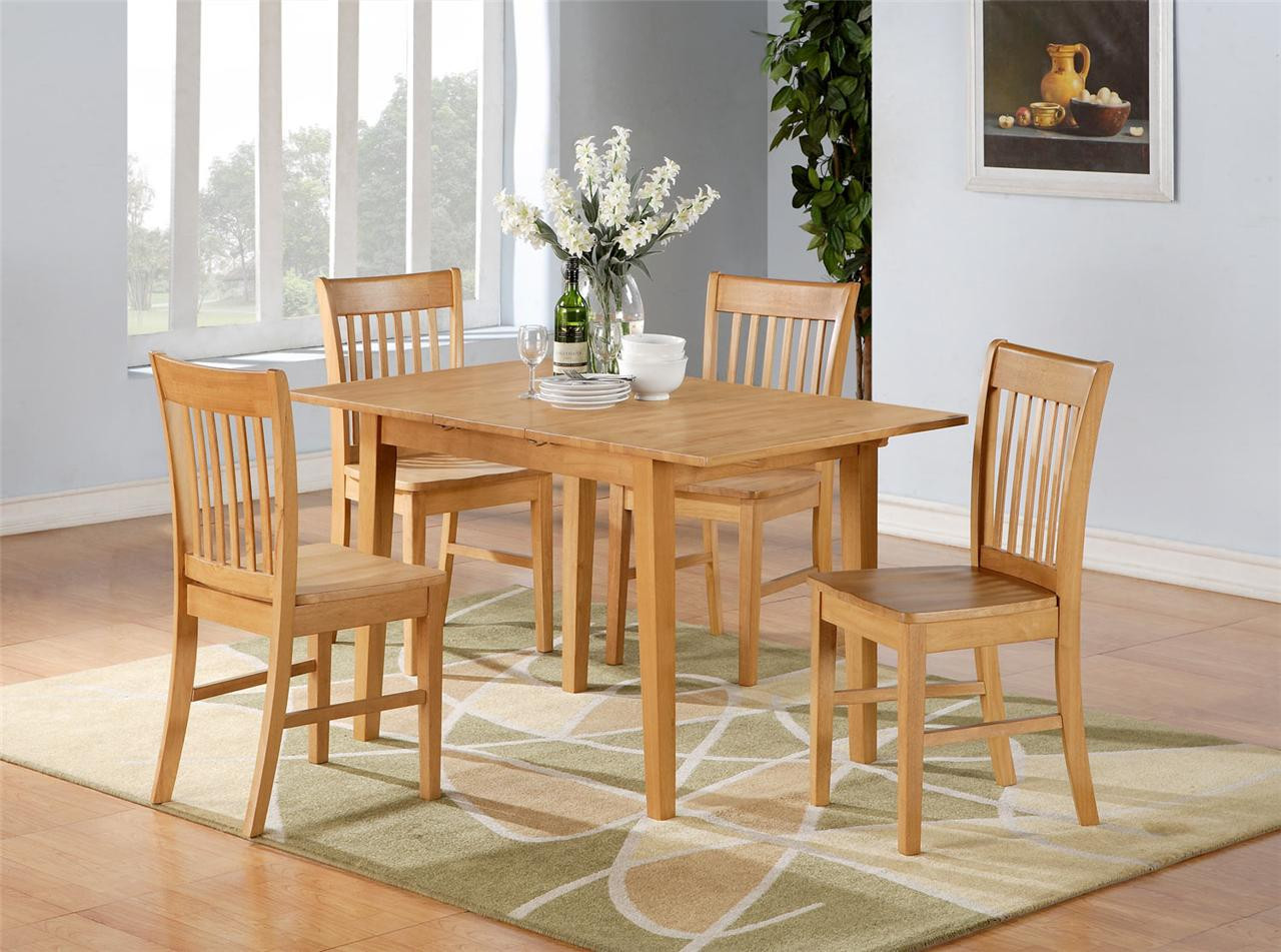 Small Rectangular Kitchen Table Sets
 5PC NORFOLK RECTANGULAR DINETTE KITCHEN DINING TABLE WITH