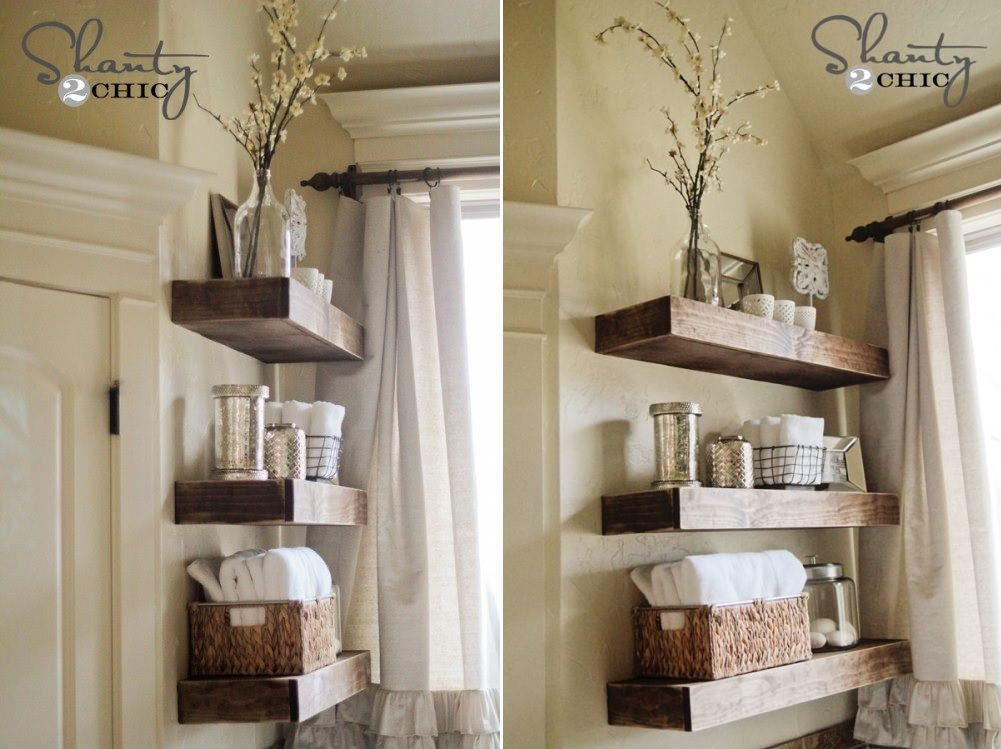 Small Shelves For Bathroom
 DIY Bathroom Shelves To Increase Your Storage Space