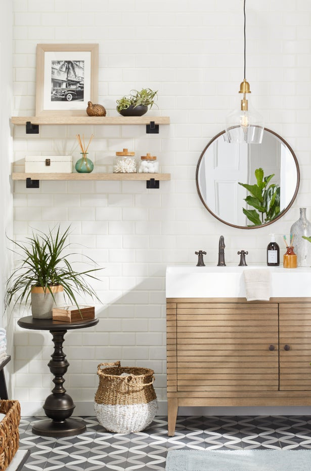 Small Shelves For Bathroom
 9 Small Bathroom Storage Ideas That Cut the Clutter