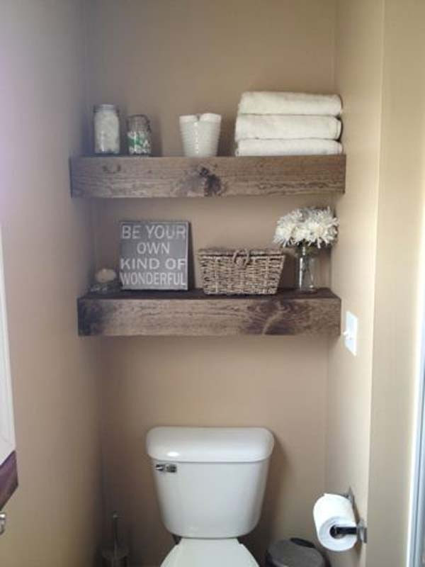 Small Shelves For Bathroom
 47 Creative Storage Idea For A Small Bathroom Organization