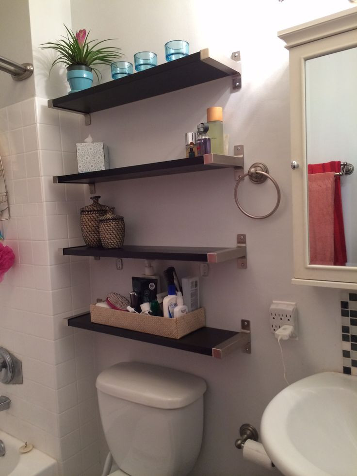 Small Shelves For Bathroom
 Small bathroom solutions Ikea shelves