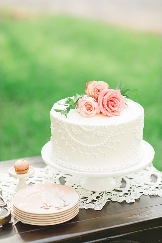 Small Simple Wedding Cakes
 Rustic Ritzy Ranch Wedding