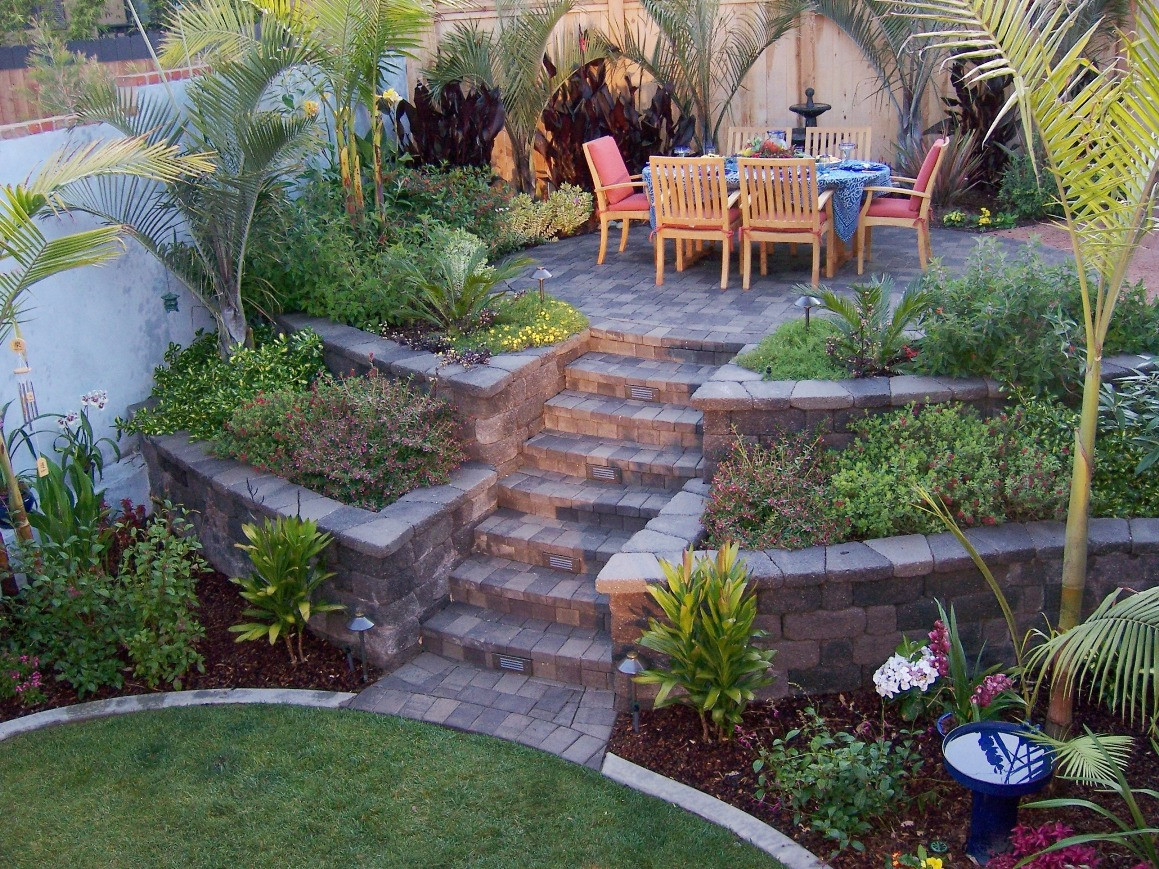 Small Sloped Backyard Ideas
 The 2 Minute Gardener Country Manor Retaining