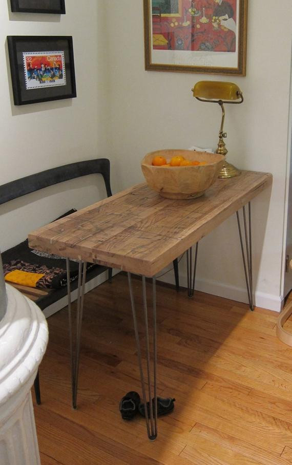 Small Table Kitchen
 Small Kitchen Table Reclaimed Oak Hairpin Legs