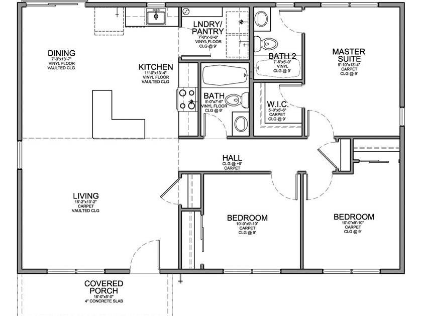 Small Three Bedroom House Plan
 Small House Plan With 3 Bedrooms 2020 Ideas
