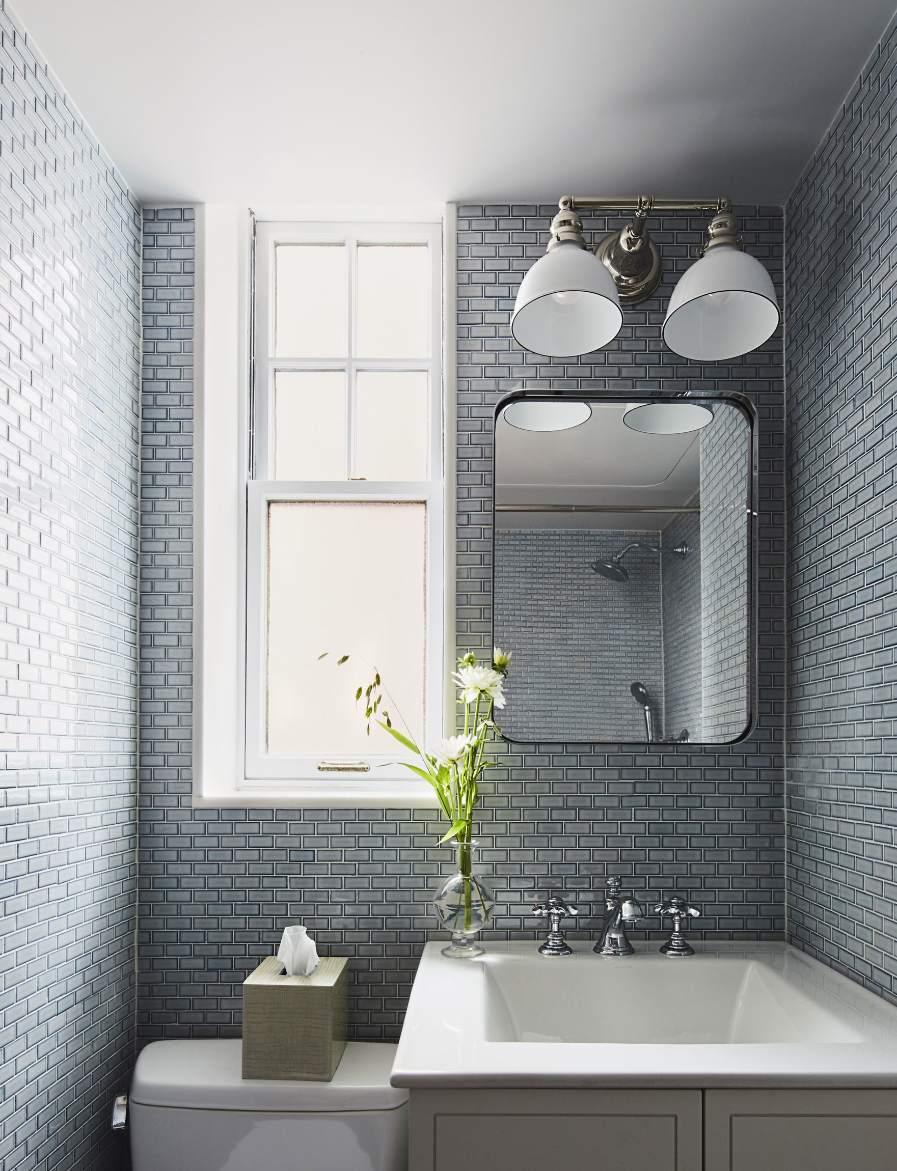 Small Tiled Bathroom
 This Bathroom Tile Design Idea Changes Everything
