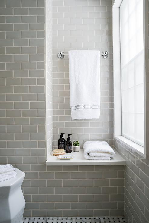 Small Tiled Bathroom
 Subway Tile Shower Design Ideas