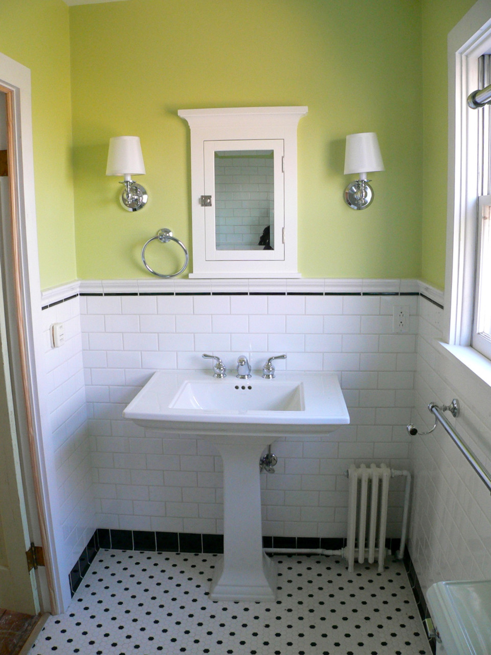 Small Tiled Bathroom
 Tenant Proof Design Timeless and Low Maintenance Bathroom