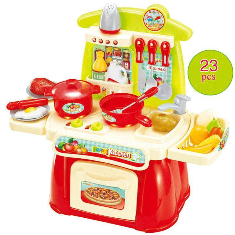 Small Toy Kitchen
 Mini Plastic Best Kids bination Classic Pretend Play