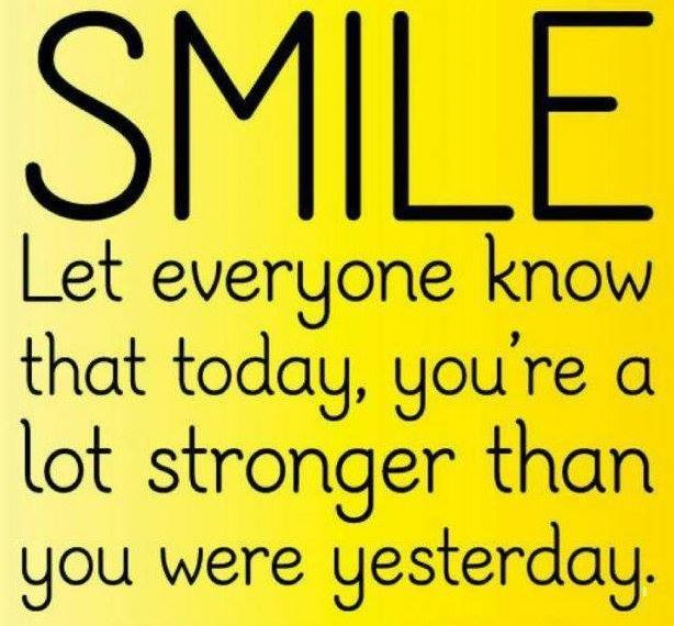 Smile Inspirational Quotes
 Smile Quotes Stronger Quotes