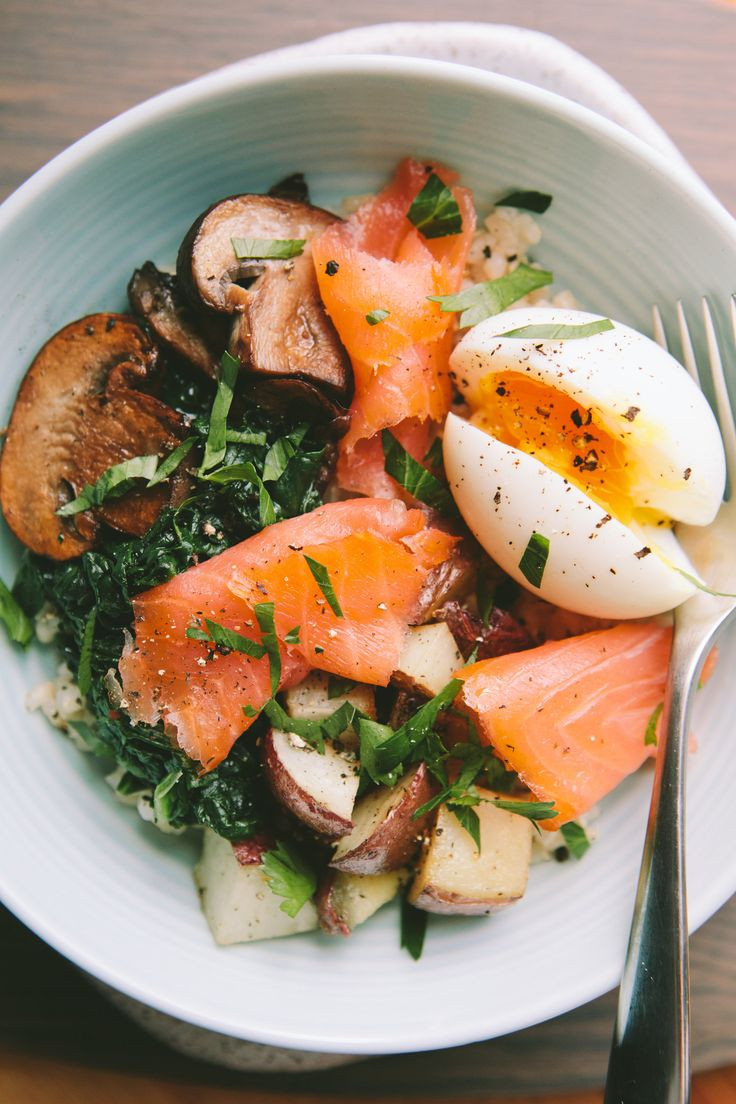 Smoked Salmon Brunch Recipes
 Smoked Salmon Breakfast Bowl with a 6 Minute Egg