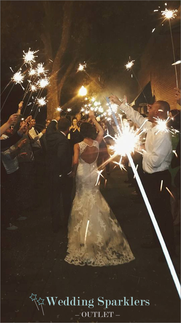 Smokeless Wedding Sparklers
 Shop Wedding Sparklers Outlet for the perfect wedding send