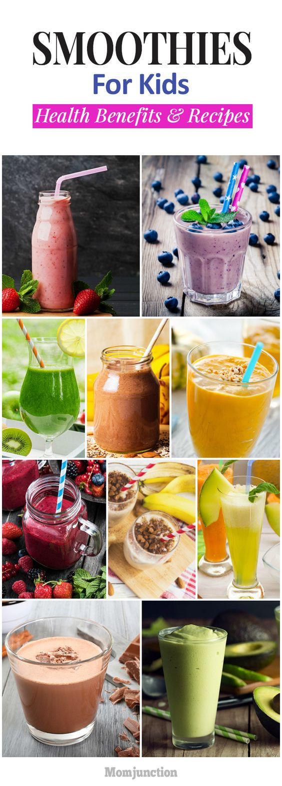Smoothies Recipes For Kids
 Kid Healthy and Children on Pinterest