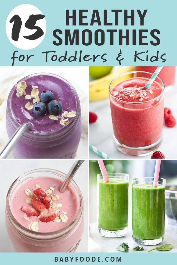Smoothies Recipes For Kids
 15 Smoothies for Toddlers Kids healthy Baby Foode