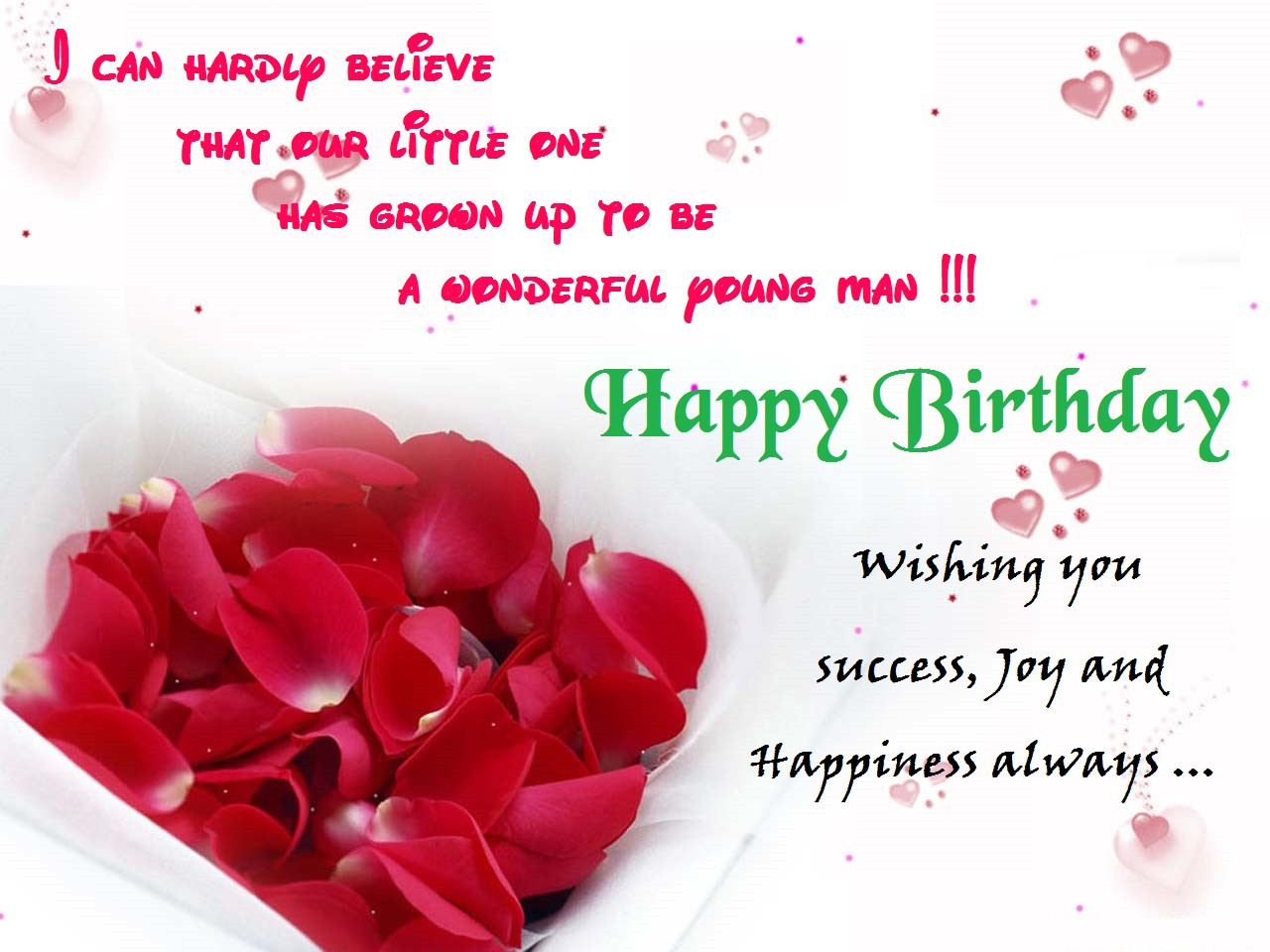 Sms Birthday Wishes
 Happy Birthday Wishes Quotes SMS Messages ECards