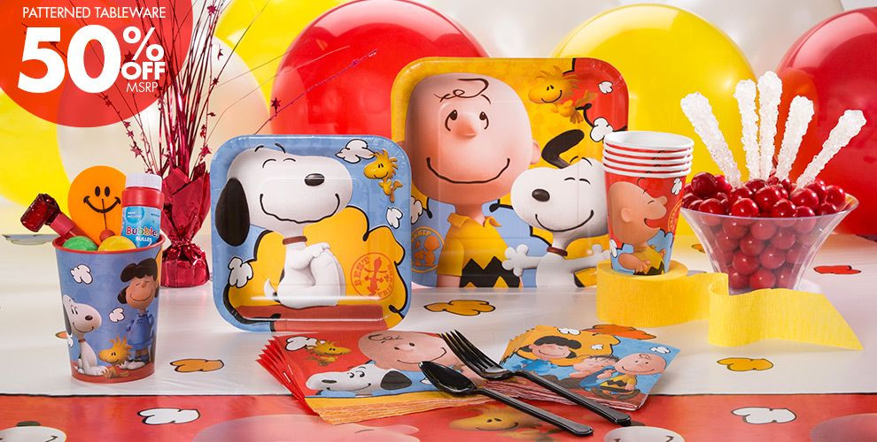 Snoopy Birthday Decorations
 Peanuts Party Supplies