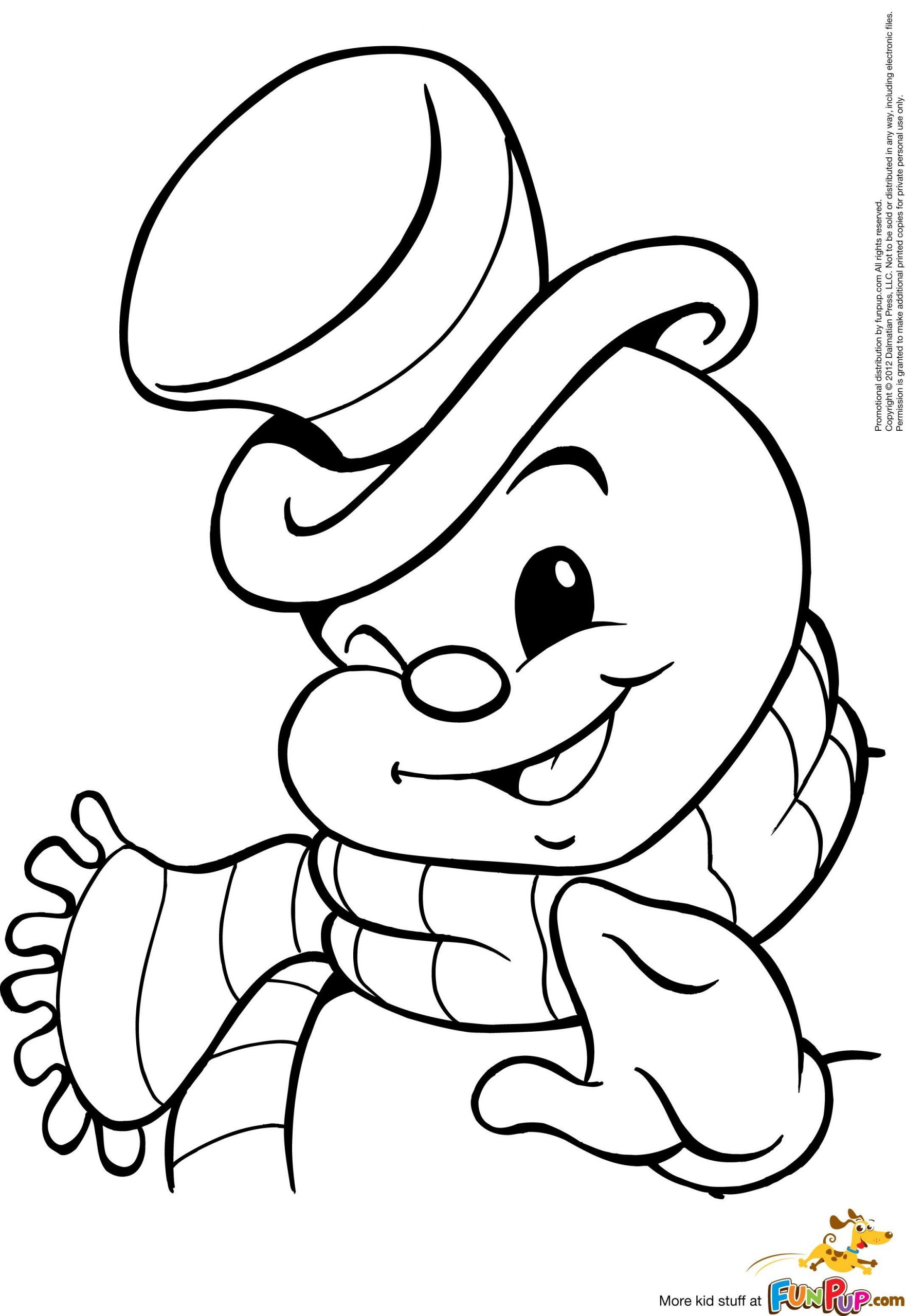 Snowman Printable Coloring Pages
 Snowman Wink $0 00 Coloring pages Pinterest
