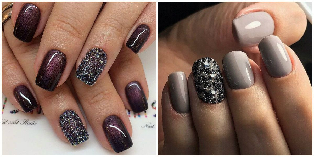 Sns Nail Colors 2020
 Winter nail colors 2019 nail design with beads in 2019