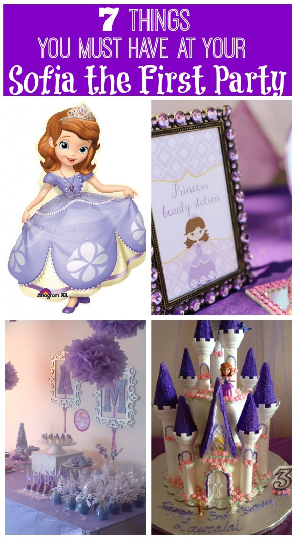 Sofia Birthday Party
 7 Things You Must Have at Your Sofia the First Party