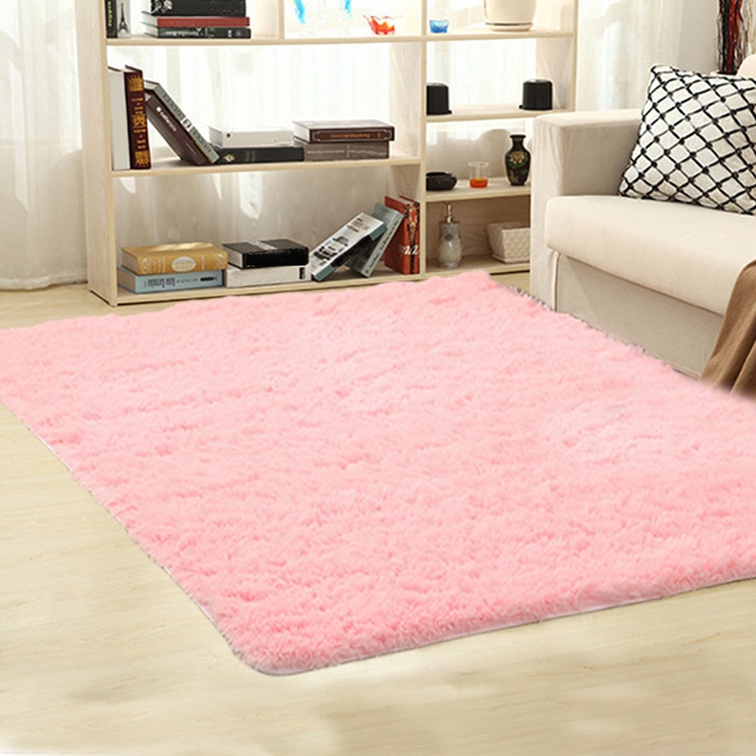 Soft Rug For Living Room
 Soft Shaggy Carpet For Living Room European Home Warm