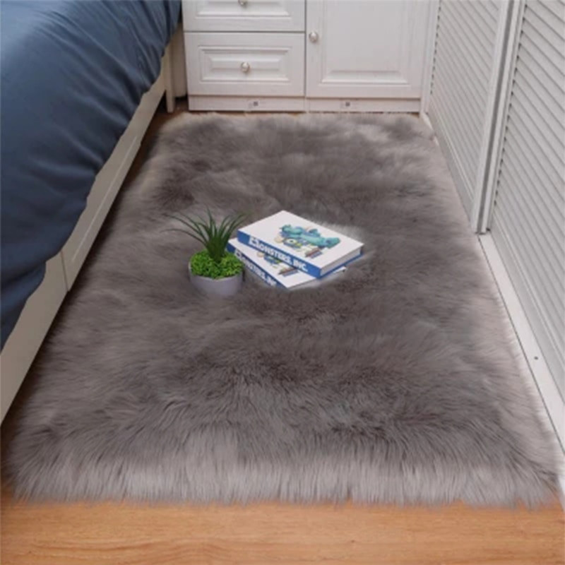 Soft Rug For Living Room
 Faux Fur Sheepskin Rug Carpet Bedroom Living Room Soft