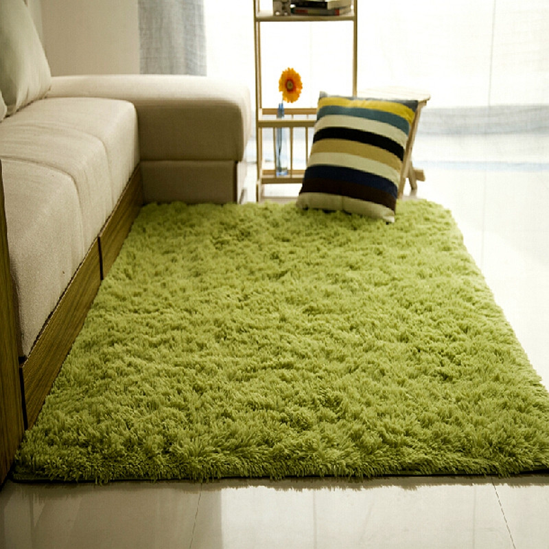 Soft Rug For Living Room
 9 Size Plush Shaggy Living Room Carpets Bedroom Kids Play