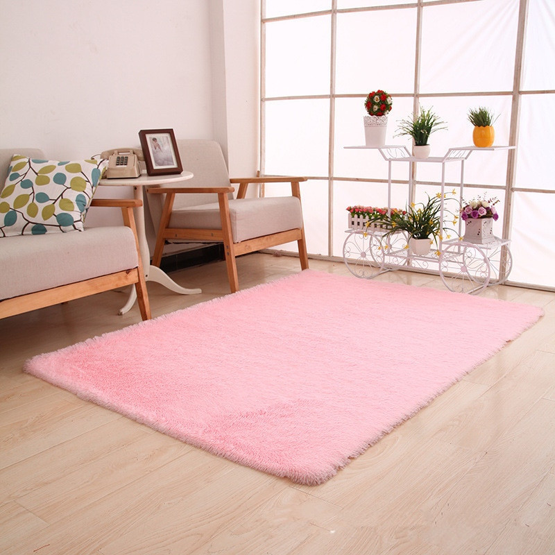Soft Rug For Living Room
 New Style Thick Super Soft Bedroom Carpet Living Room Rug