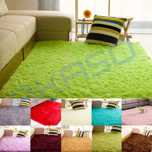 Soft Rugs For Living Room
 Super Soft Modern Shag Area Rug Living Room Carpet Bedroom