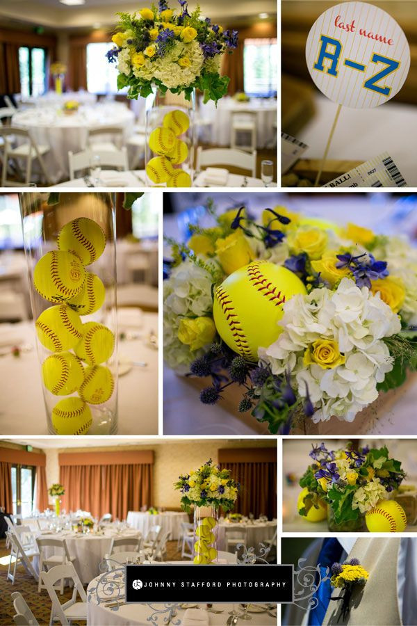 Softball Birthday Party Ideas
 Softball themed wedding Tenaya Lodge & Glacier Point