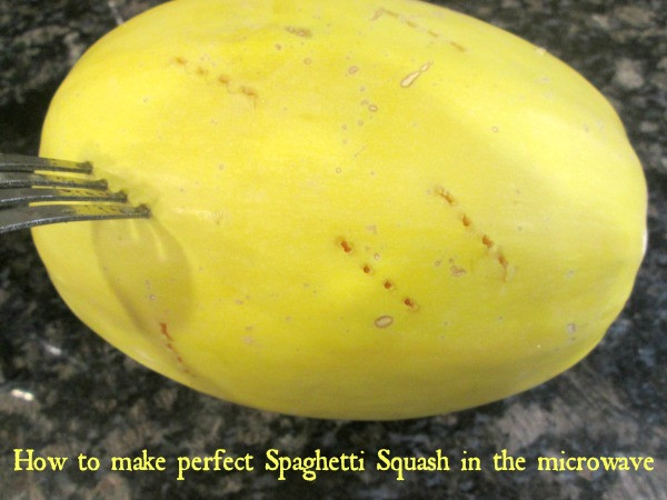 Soften Spaghetti Squash In Microwave
 How to Cook Perfect Spaghetti Squash in 15 minutes or less