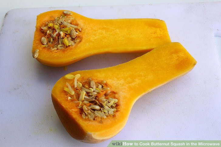 Soften Spaghetti Squash In Microwave
 4 Ways to Cook Butternut Squash in the Microwave wikiHow