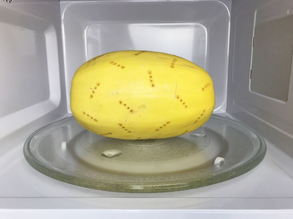 Soften Spaghetti Squash In Microwave
 How to Cook Perfect Spaghetti Squash in 15 Minutes in the