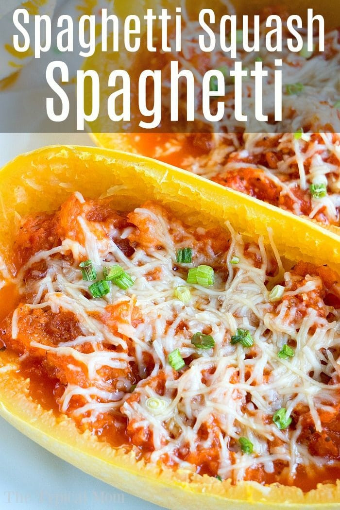 Soften Spaghetti Squash In Microwave
 Spaghetti Squash Pasta · The Typical Mom