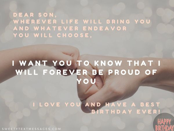 Son Birthday Quotes From Mom
 Happy Birthday Son Quotes from Mom and Dad