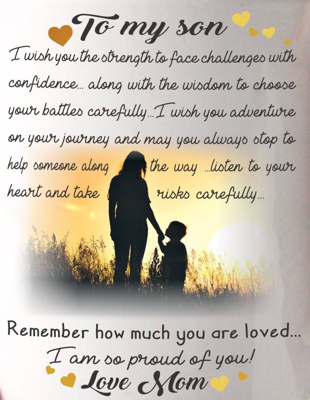 Son Birthday Quotes From Mom
 Love my son mother son bond