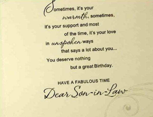Son In Law Birthday Quotes
 22 best Happy Birthday Son In Law images on Pinterest