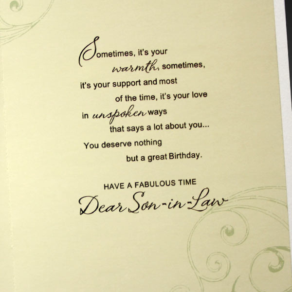 Son In Law Birthday Quotes
 Birthday Greetings For Son Quotes QuotesGram