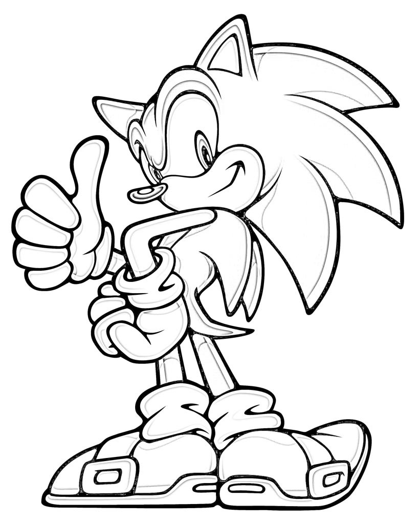 Sonic Printable Coloring Pages
 Free Coloring Pages For Kids Sonic The Hedgehog Printable
