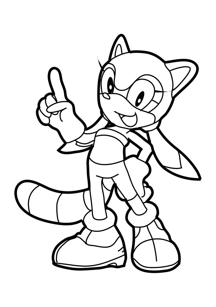 Sonic Printable Coloring Pages
 Free Printable Sonic The Hedgehog Coloring Pages For Kids